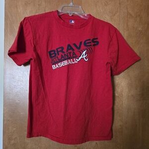Braves Kids Red Baseball T-Shirt